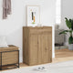 VidaXL Schuhschrank 60x35x84 cm aus handgefertigtem Holz, Farbe handwerkliche Eiche