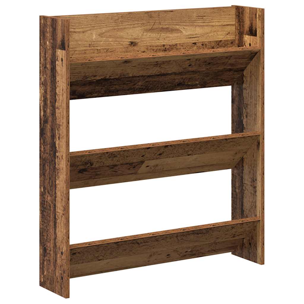 Vidaxl Wandschuhschrank 80x18x90 cm Eigenschaften Holz altes Holz gefärbt