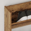 Vidaxl Wandschuhschrank 80x18x90 cm Eigenschaften Holz altes Holz gefärbt