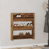Vidaxl Wandschuhschrank 80x18x90 cm Eigenschaften Holz altes Holz gefärbt