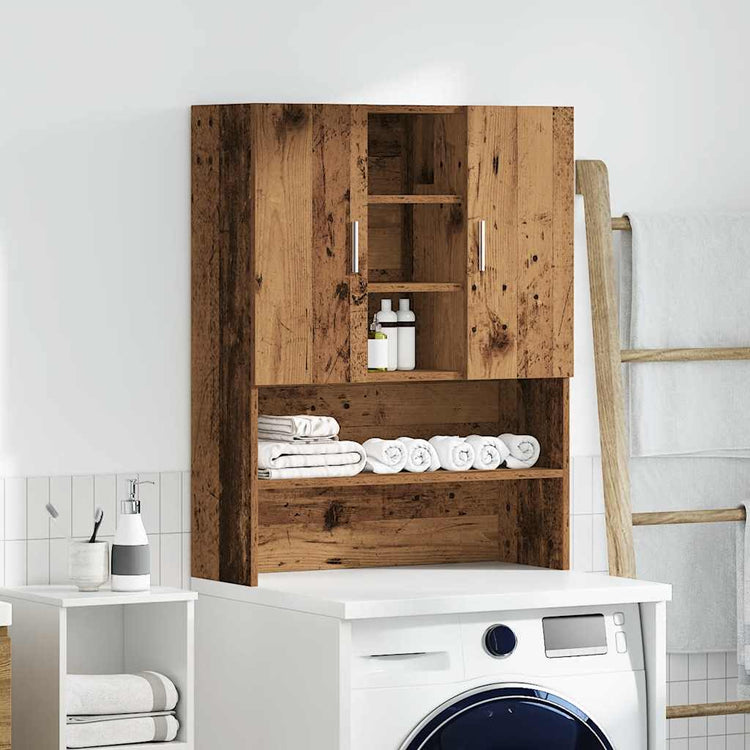 Vidaxl Waschmaschinenschrank 70,5 x 25,5 x 90 cm altes Holz -gelöscht