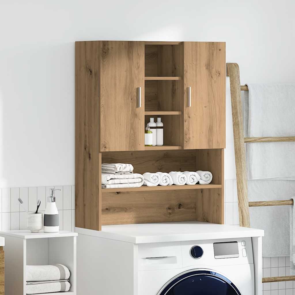 Vidaxl Waschmaschinenschrank 70,5 x 25,5 x 90 cm Artisanal Eiche Farbe