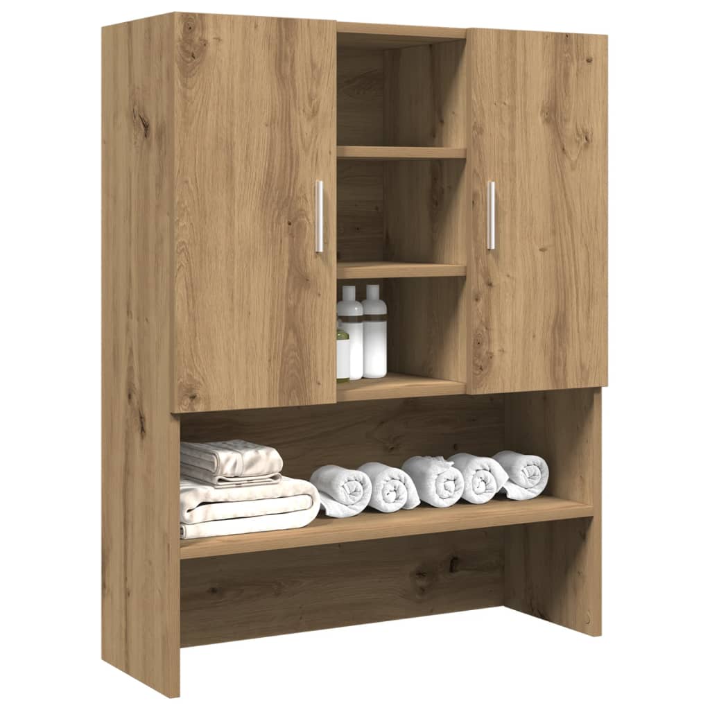 Vidaxl Waschmaschinenschrank 70,5 x 25,5 x 90 cm Artisanal Eiche Farbe