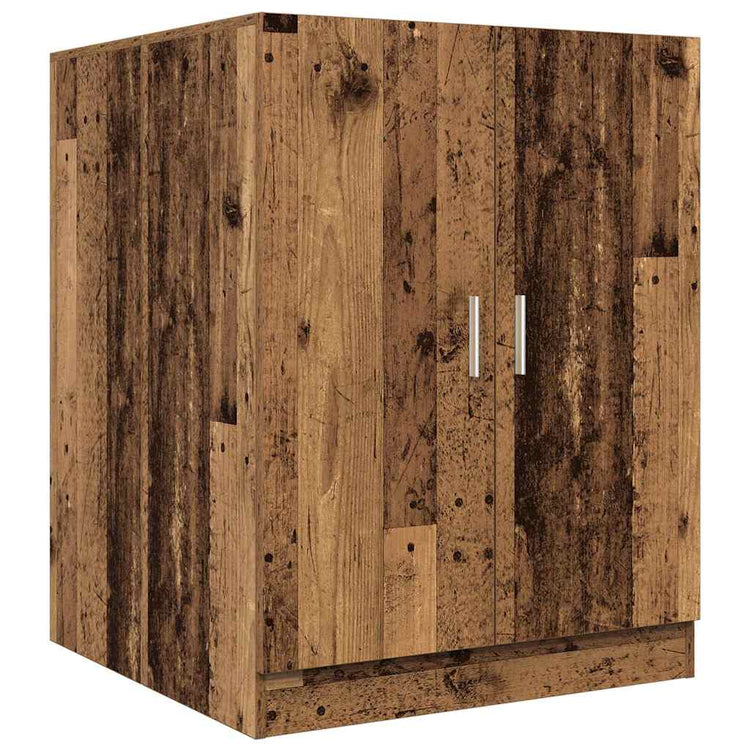 Vidaxl Waschmaschinenschrank 70,5 x 71,5 x 91,5 cm altes Holzfarbe