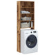 Vidaxl Waschmaschinenschrank 64x24x190 cm altes Holz gefärbt
