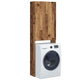 Vidaxl Waschmaschinenschrank 64x25.5x190 cm altes Holz gefärbt