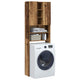 Vidaxl Waschmaschinenschrank 64x25.5x190 cm altes Holz gefärbt