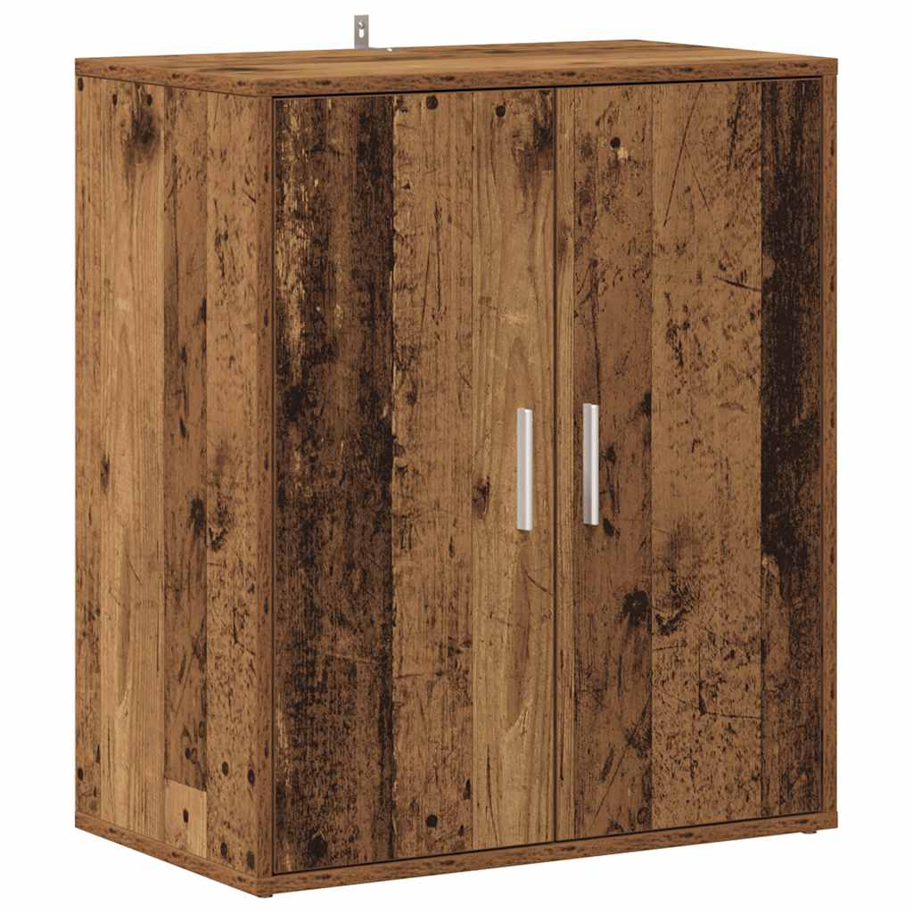 VIDAXL -Schuhschrank 60x35x70 cm verarbeitetes Holz Oldholz -gelöscht