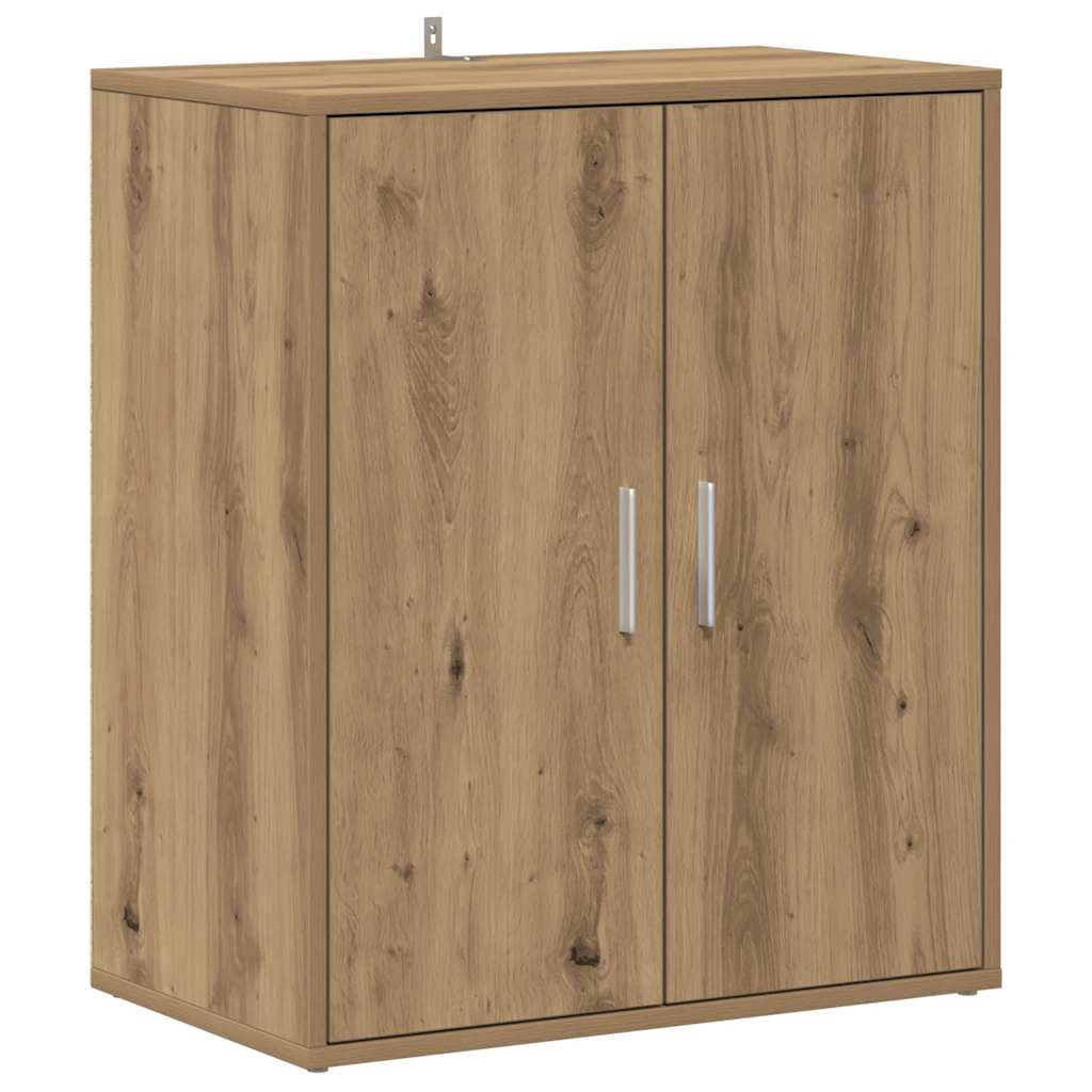 VIDAXL -Schuhschrank 60x35x70 cm verarbeitete Holzhandwerker -Eichenfarbe