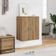 VIDAXL -Schuhschrank 60x35x70 cm verarbeitete Holzhandwerker -Eichenfarbe