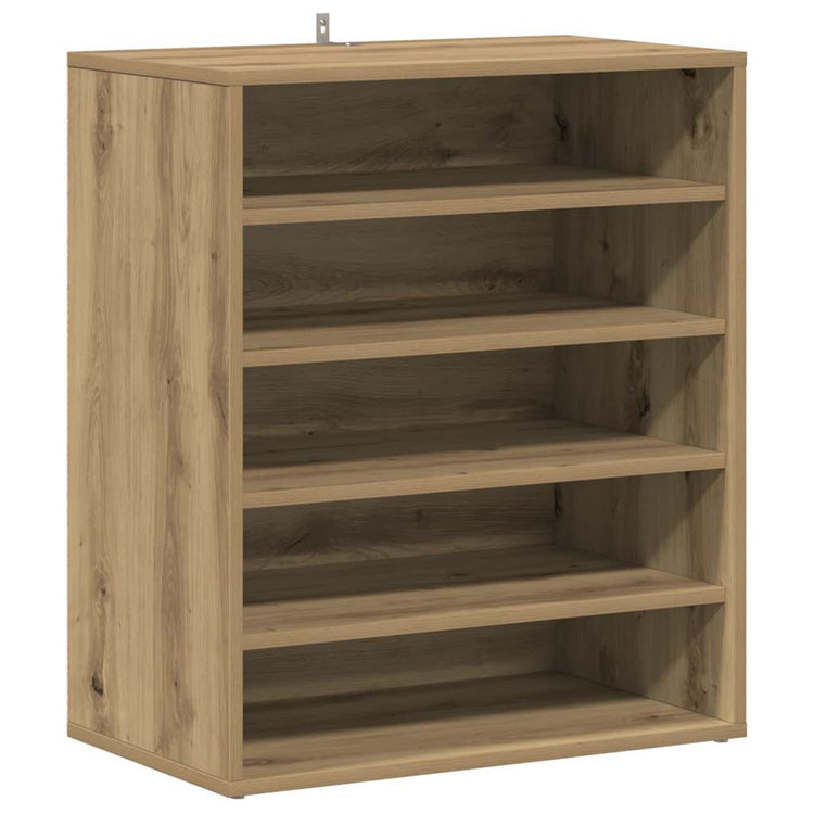 VIDAXL -Schuhschrank 60x35x70 cm verarbeitete Holzhandwerker -Eichenfarbe