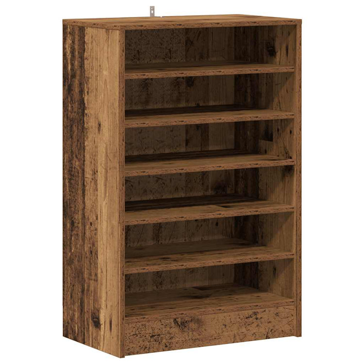 Vidaxx Schuhschrank 60x35x92 cm fertiges Holz, altholzfarben