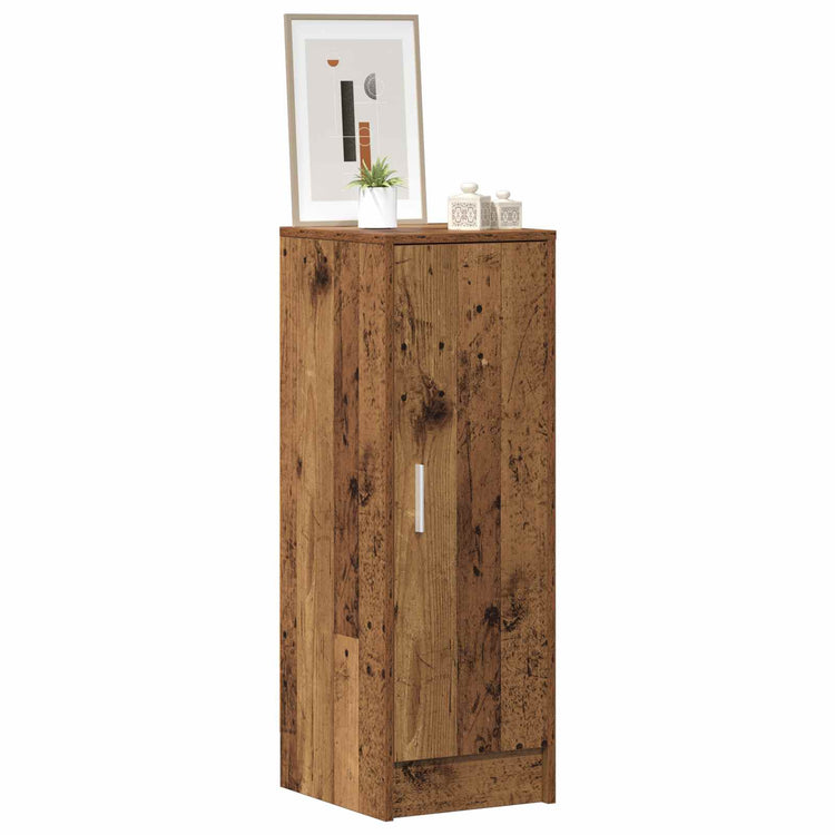 Vidaxl Schuhschrank 32x35x92 cm propertiertes Holz altes Holzfarbe