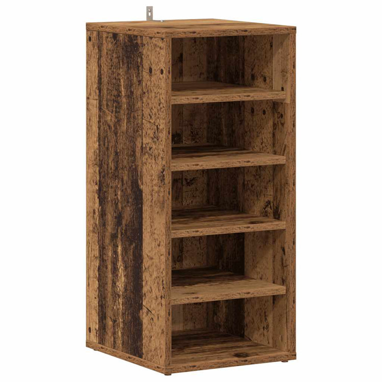 VIDAXL -Schuhschrank 32x35x70 cm verarbeitetes Holz Oldholz -gelöscht