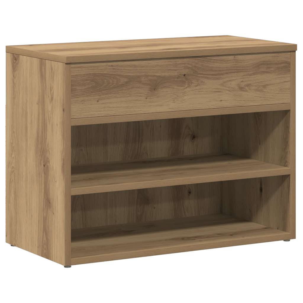 VIDAXL -Schuhbank 60x30x45 cm verarbeitete Holzhandwerksanlage Farbe
