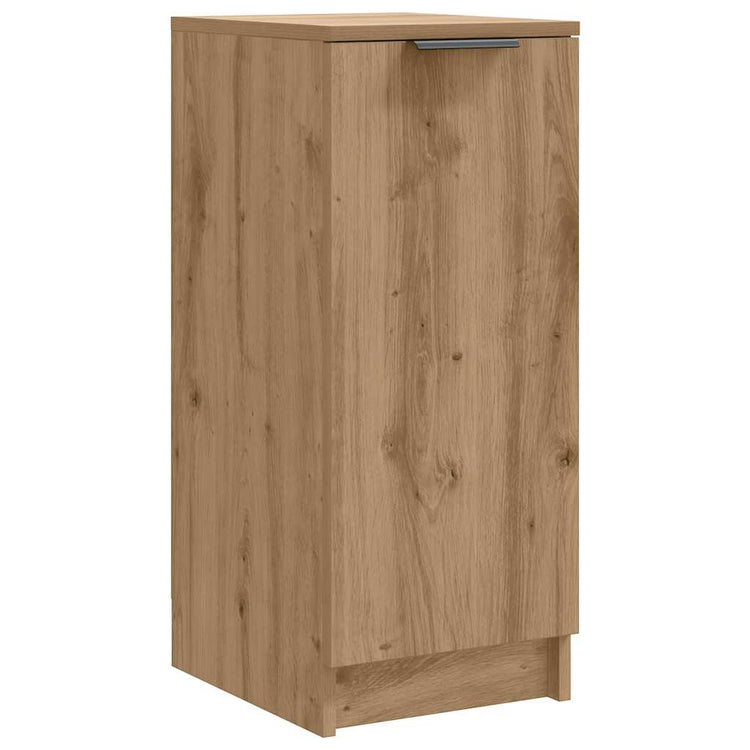 VidaXL Schuhschrank 29,5 x 35 x 70 cm, handgefertigtes Holz, handwerkliche Eichenfarbe