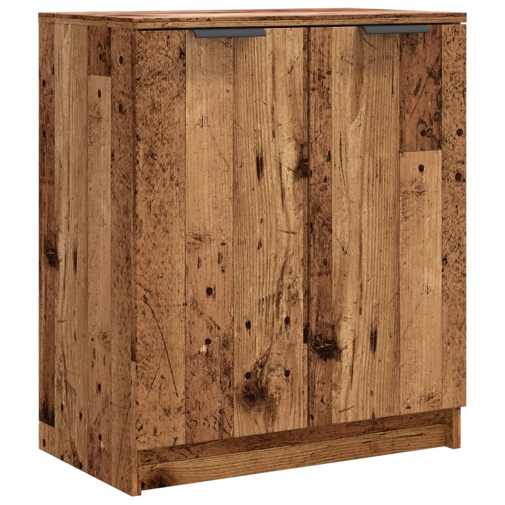 VidaXL Schuhschrank 59x35x70 cm fertiges Holz, altholzfarben