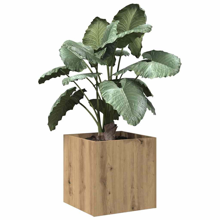 VIDAXL -Planungsbox 40x40x40 cm verarbeitete Holzhandwerker -Eichenfarbe