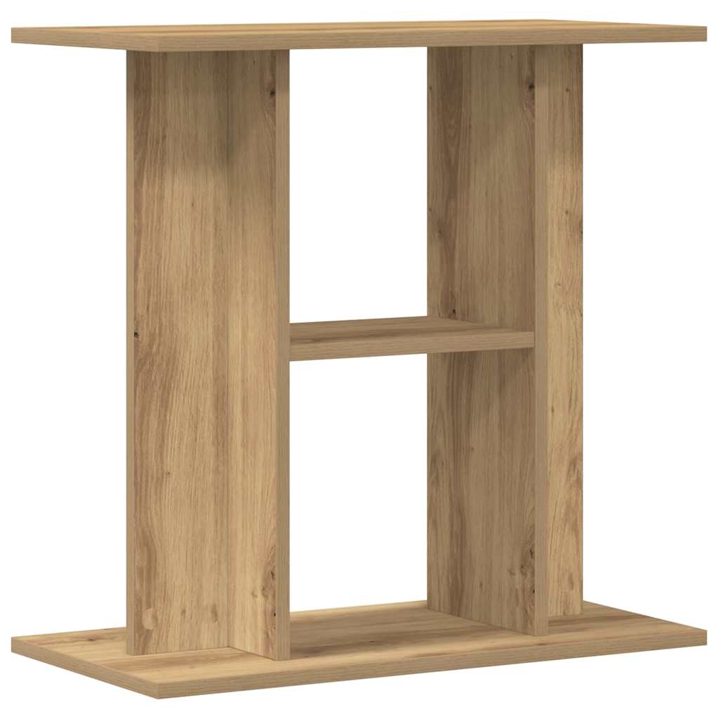 VIDAXL Aquarium Standard 60x30x60 cm verarbeiteter Holzhandwerkstätigkeit Eiche Farbe