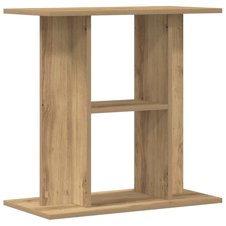 VIDAXL Aquarium Standard 60x30x60 cm verarbeiteter Holzhandwerkstätigkeit Eiche Farbe