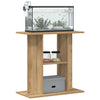 VIDAXL Aquarium Standard 60x30x60 cm verarbeiteter Holzhandwerkstätigkeit Eiche Farbe