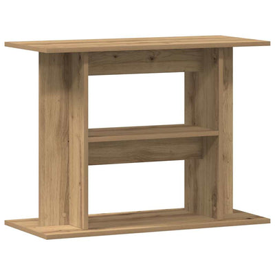 VIDAXL Aquarium Standard 80x35x60 cm verarbeitete Holzhandwerks -Eichenfarbe