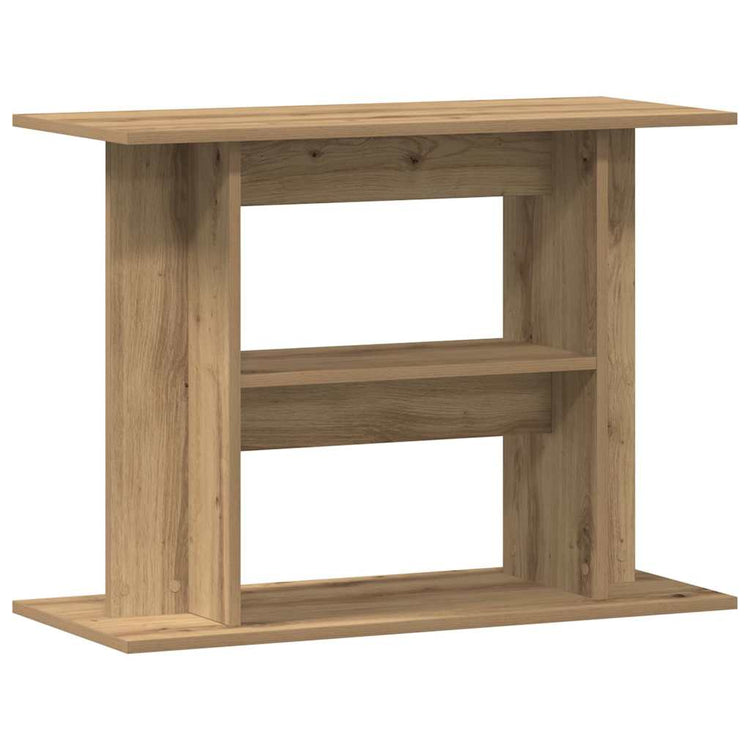 VIDAXL Aquarium Standard 80x35x60 cm verarbeitete Holzhandwerks -Eichenfarbe