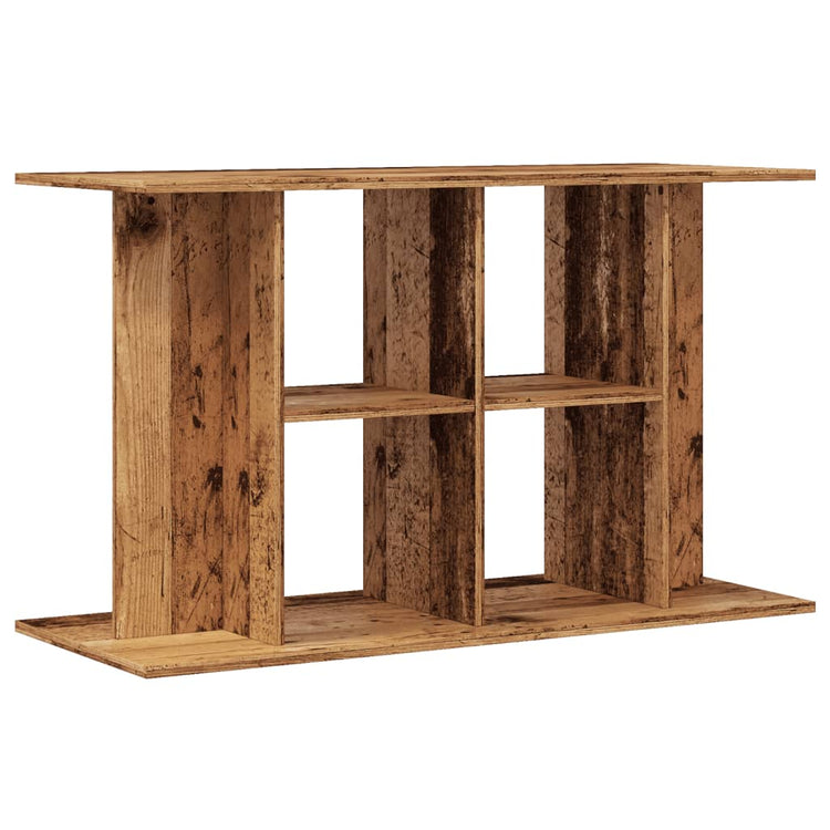 VIDAXL Aquarium Standard 100x40x60 cm verarbeitetes Holz Oldholz -gelöscht