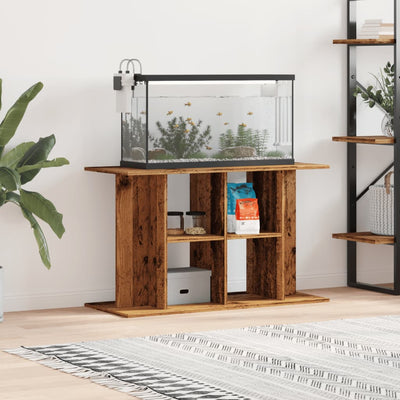 VIDAXL Aquarium Standard 100x40x60 cm verarbeitetes Holz Oldholz -gelöscht