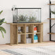 VIDAXL Aquarium Standard 120x40x60 cm verarbeiteter Holzhandwerker -Eiche