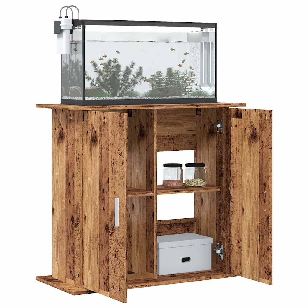 Vidaxx Aquarienständer 81x36x73 cm verarbeitetes Holz, altholzfarben
