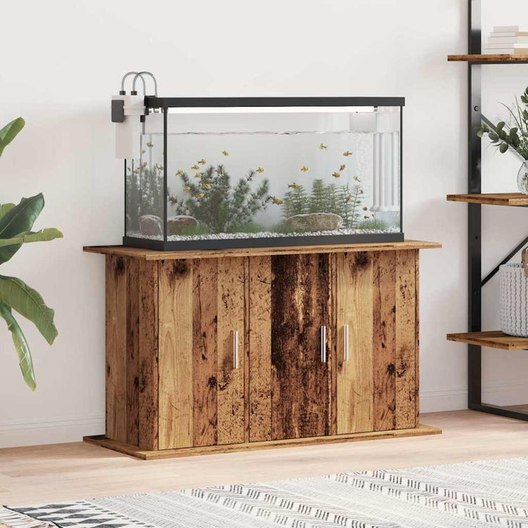 Vidaxl Aquarium Standard 101x41x58 cm verarbeitetes Holz altes Holzfarbe