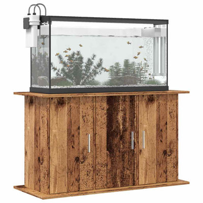 Vidaxl Aquarium Standard 101x41x58 cm verarbeitetes Holz altes Holzfarbe