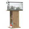 VIDAXL Aquarium Standard 36x60.5x72.5 cm verarbeitete Holzhandwerker -Eiche