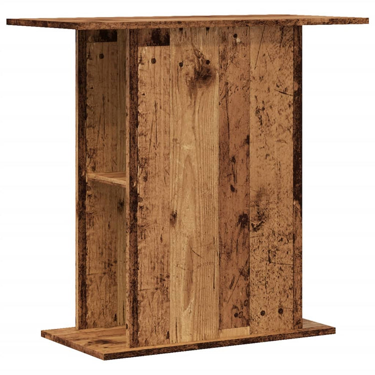 Vidaxl Aquarium Standard 36x75x72.5 cm verarbeitetes Holz altes Holzfarbe