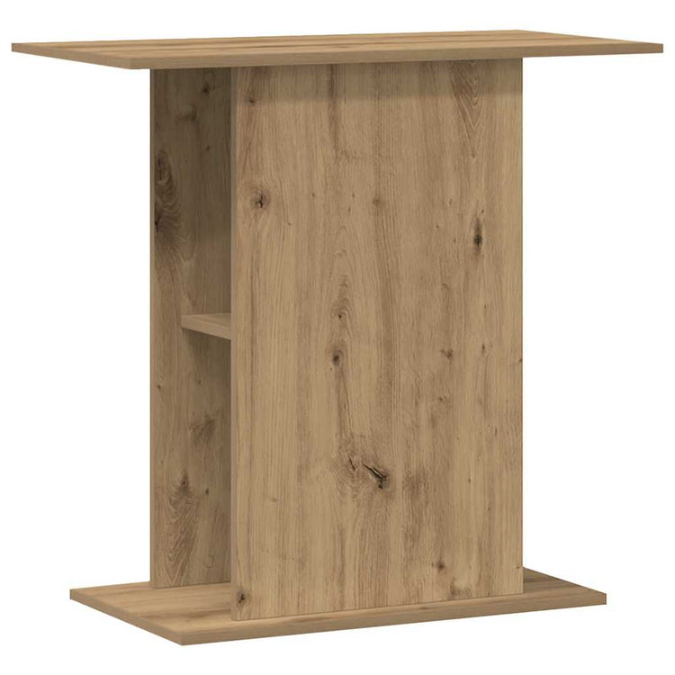 VIDAXL Aquarium Standard 36x75x72.5 cm verarbeitete Holzhandwerker -Eiche
