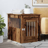 VIDAXL HONDENBENCH 55x75x65 cm verarbeitetes Holz altes Holzfarbe
