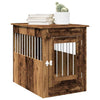 VIDAXL HONDENBENCH 55x80x68 cm verarbeitetes Holz altes Holzfarbe