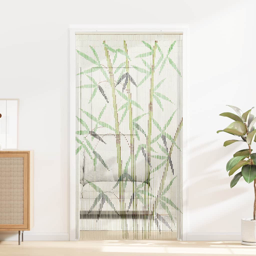 VidaXL Insektenvorhang Bambusdruck 90x220 cm Bambus