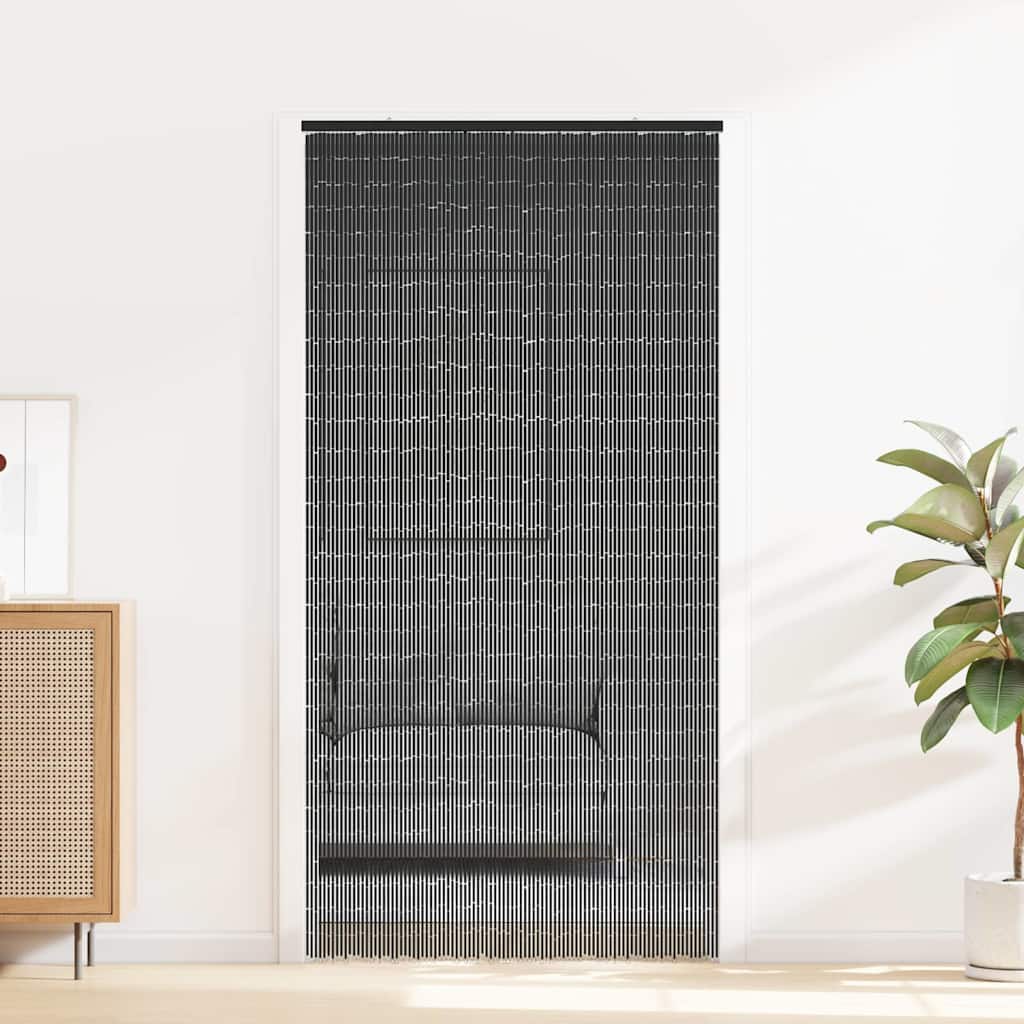 Vidaxx Insektenvorhang 100x220 cm Bambus dunkelgrau