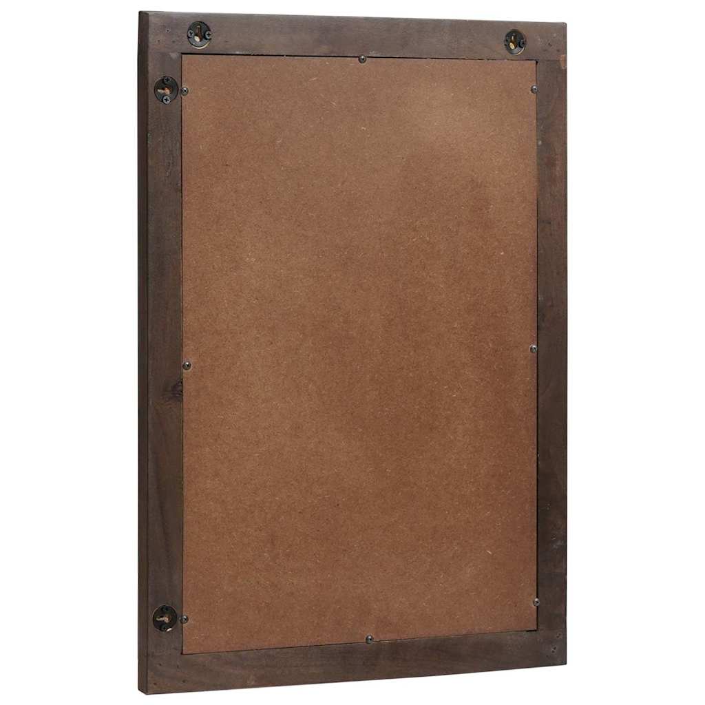 Vidaxx Badezimmerspiegel zur Wandmontage, braun, 70 x 50 x 2,5 cm