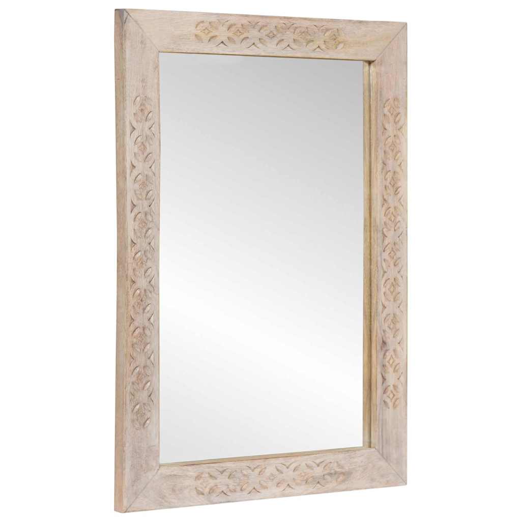 VidaXL Badezimmerspiegel mit Spiegel weiß 70 x 50 x 2,5 cm