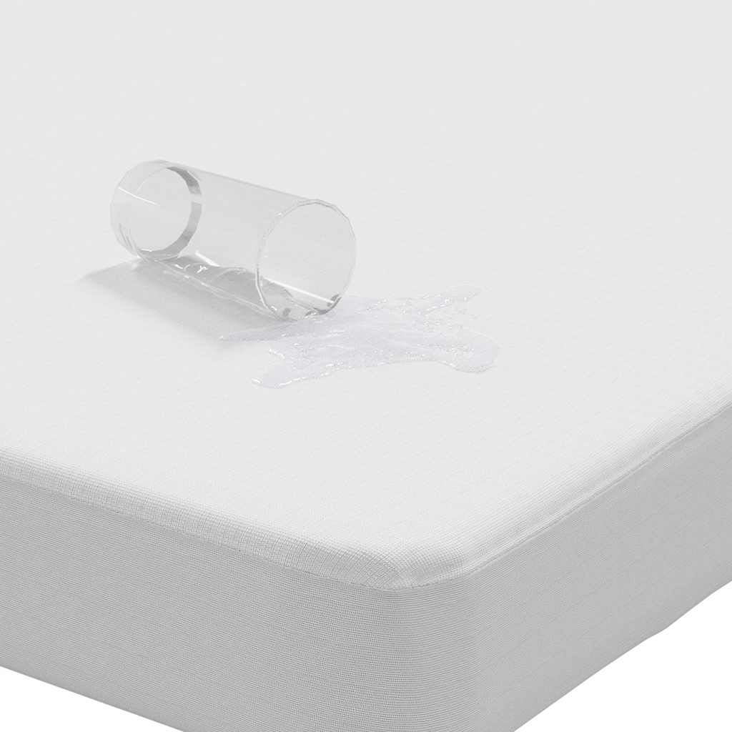 VidaXL Matratzenschoner wasserdicht 90x190 cm weiß