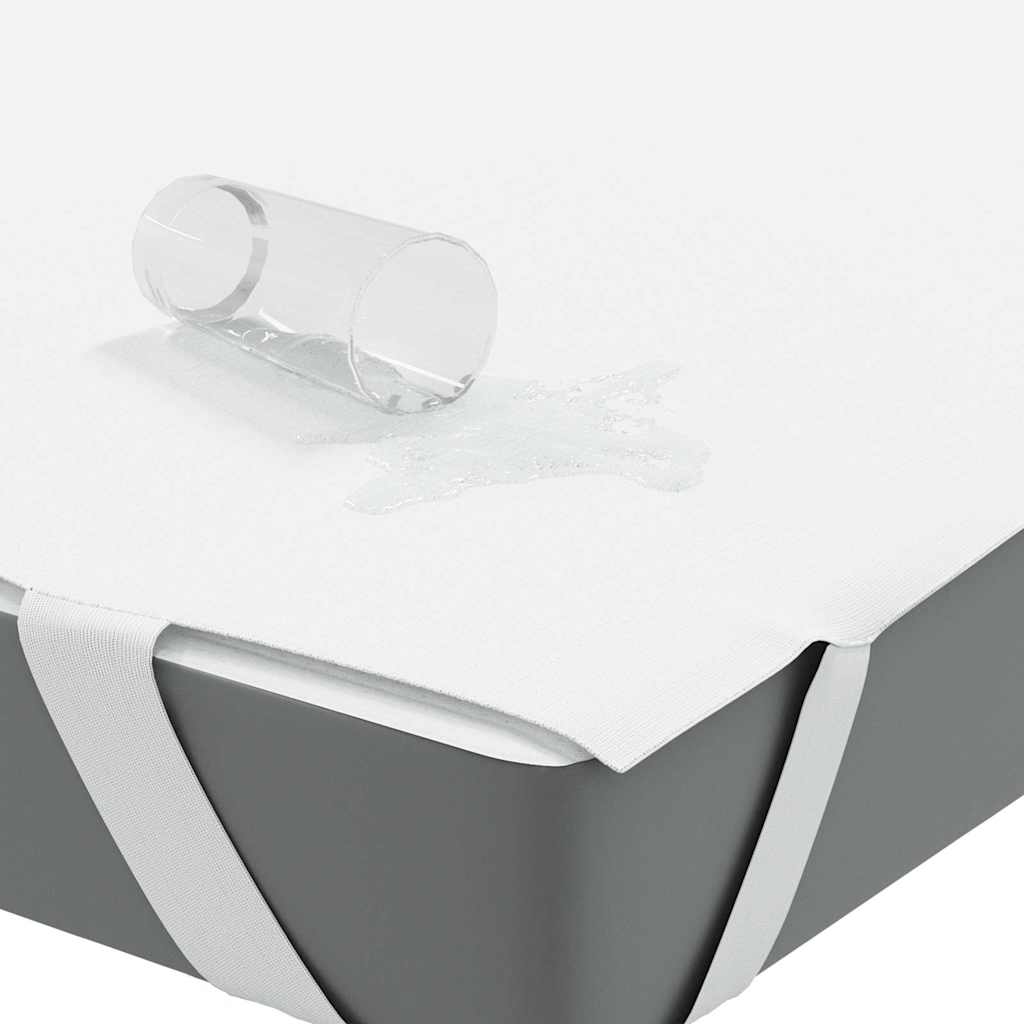 VidaXL Matratzenschoner wasserdicht 100x220 cm weiß