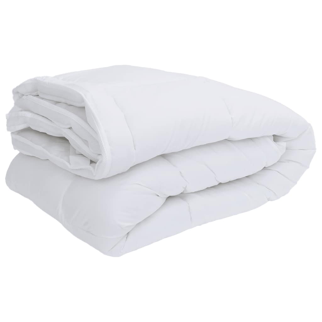 VidaXL Matratzenschoner 140x190 cm weiß