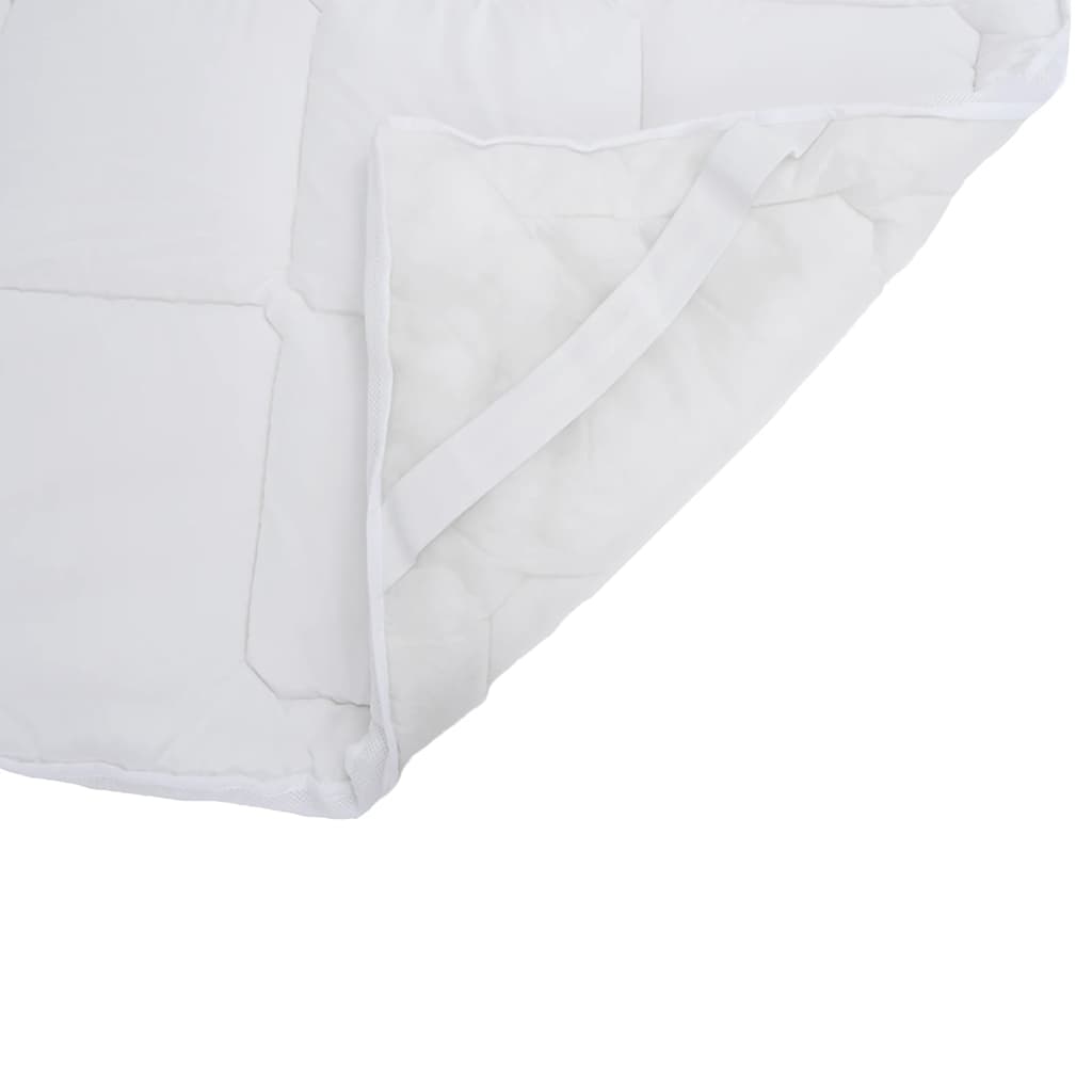 VidaXL Matratzenschoner 200x200 cm weiß