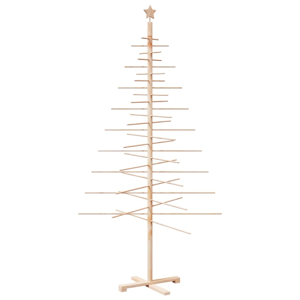 Vidaxl Weihnachtsdekoration Weihnachtsbaum 210 cm Festkiefer
