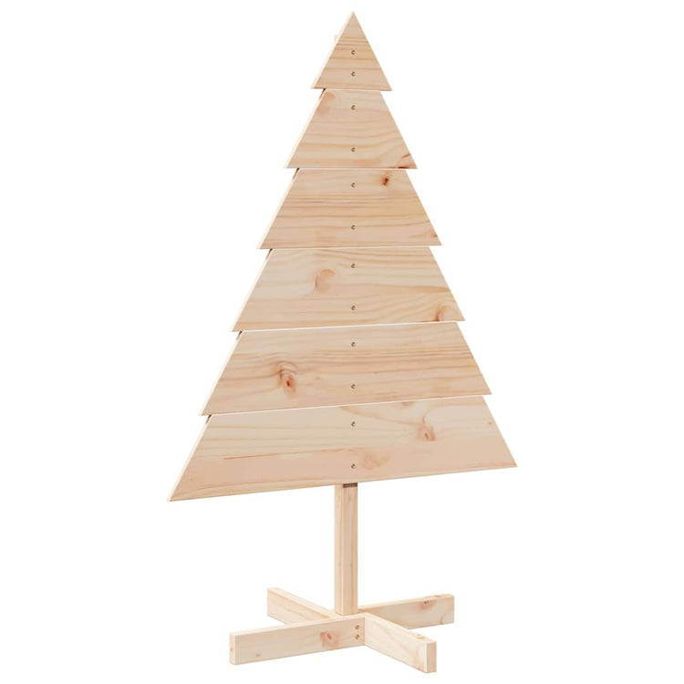 Vidaxl Weihnachtsdekoration Weihnachtsbaum 110 cm Massivholz