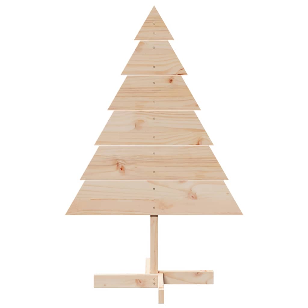 Vidaxl Weihnachtsdekoration Weihnachtsbaum 110 cm Massivholz