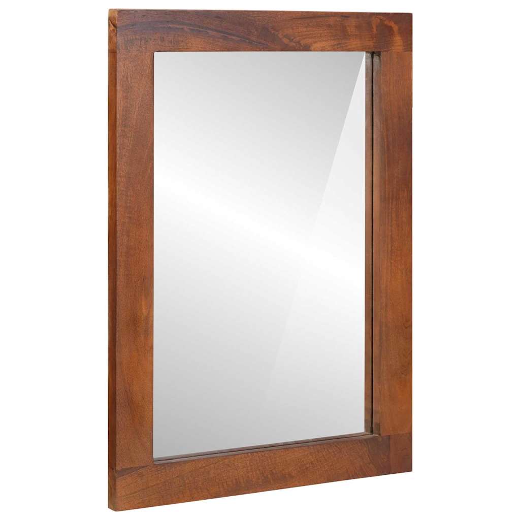 Vidaxx rechteckiger Spiegel braun und silber 50 x 2,5 x 70 cm